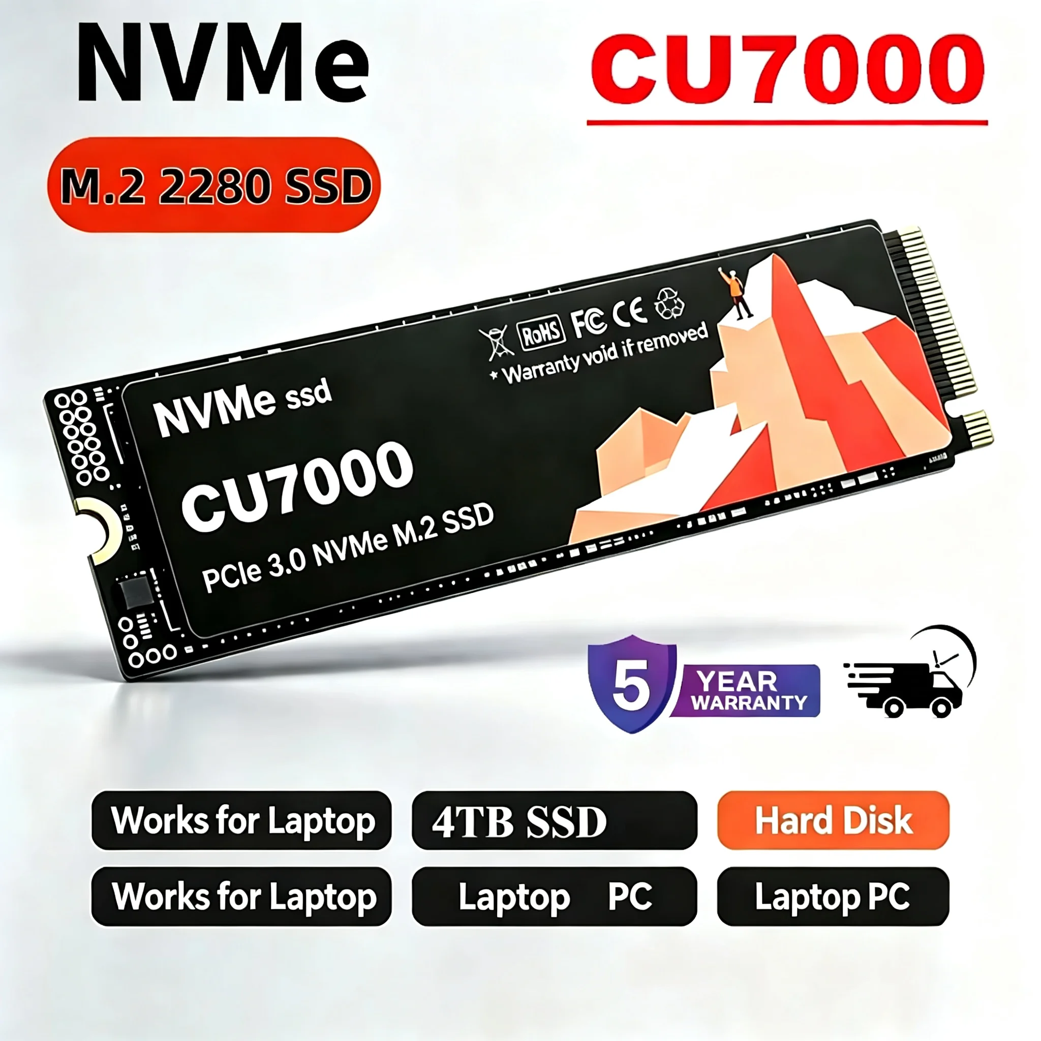 Ssd 500Gb - CU7000 SSD M.2 NVMe 내장형 솔리드