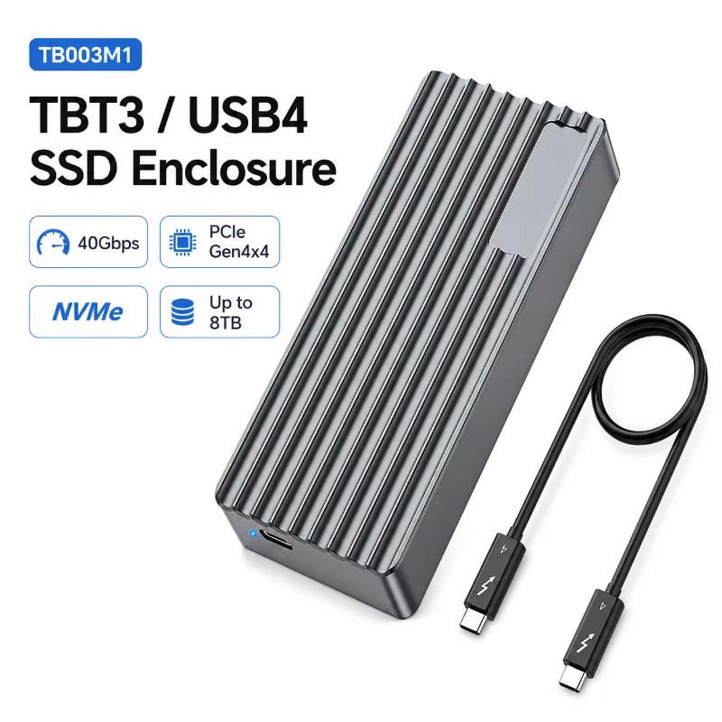 Nvme Ssd - TBT3/USB4 M.2 NVMe SSD 인클로저 40Gbps