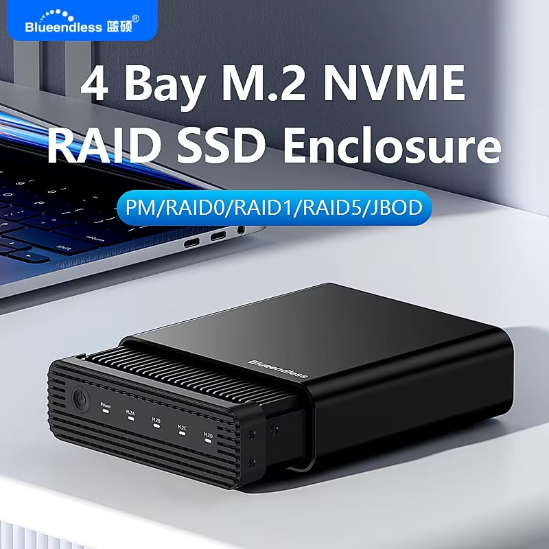 알루미늄 M2 4베이 USB4 외장 NVME SSD 케 - Nvme Ssd 리뷰 및 가격