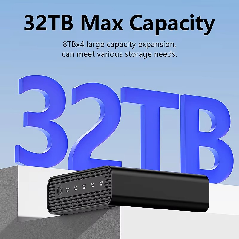 알루미늄 M2 4베이 USB4 외장 NVME SSD 케 - Nvme Ssd 리뷰 및 가격