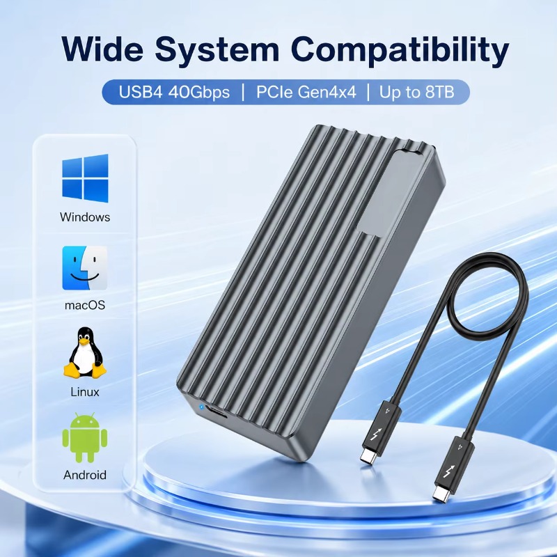 TBT3/USB4 M.2 NVMe SSD 인클로저 40 - Nvme Ssd 리뷰 및 가격