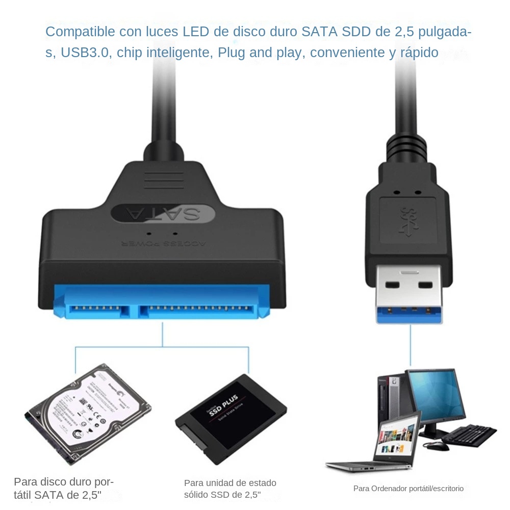 USB 3.0 SATA 3 케이블 SATA-USB 3. - Ssd Hard Drive 리뷰 및 가격