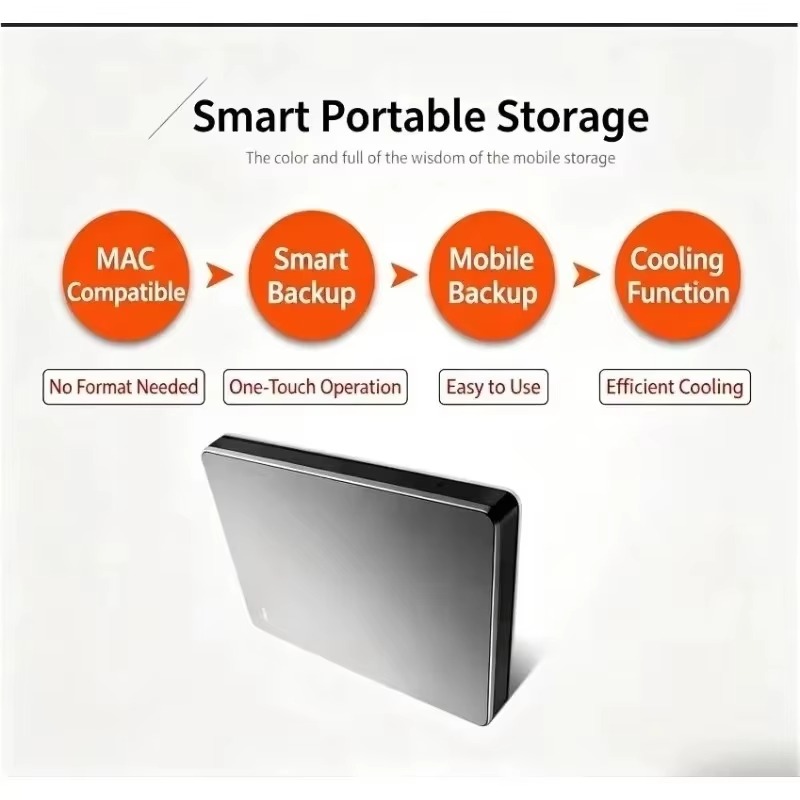 새 제품, 휴대용 외장 하드 드라이브, 2.5인치, U - Ssd 500Gb 리뷰 및 가격